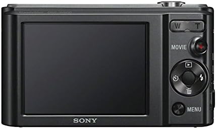 Sony DSC-W800/B Точка И Снимајте Дигитални Уште Камера Црн Пакет Со Sandisk 16gb Мемориска Картичка, точка и снимање случај, 1150 mAh Батерија,