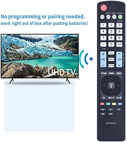 Нов Akb73615316 Замена Далечински Управувач Компатибилен ЗА LG ПЛАЗМА LED LCD HDTV 32LS5600 37LS5600 42LS5600 42PA4900 47LS5600