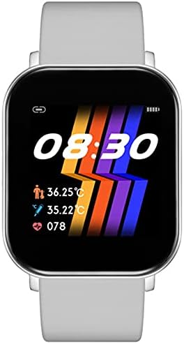DROOS Sport Smart Watch, Фитнес Тракер од 1,4 Инчен Целосен Екран На Допир Bulit Во Социјално Дистанцирање На Температурата На Телото