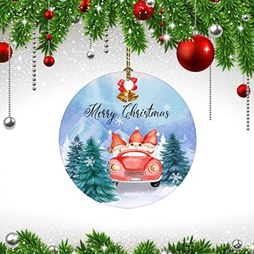 Gnome MerryChristmas украси за новогодишна елка2022 Прекрасна симпатична новогодишна елка снегул