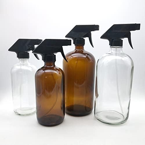 Frcolor 2pcs црн распрскувач за шишиња со шишиња есенцијално растенија алкохол за масла Големи распрскувачи активираат диспензерот за полнење