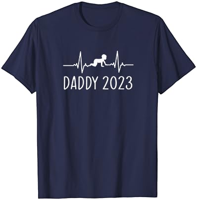 Машки Прв Пат Татко Подароци За Мажи Нов Татко Очекувајќи Тато 2023 Маица