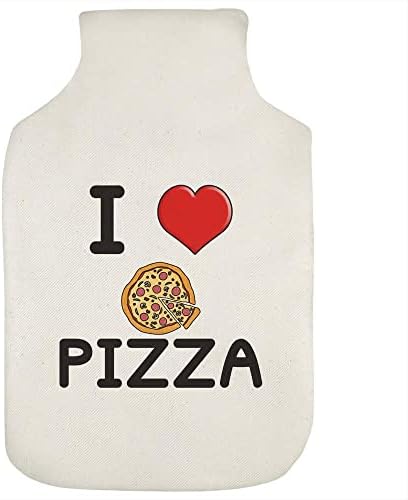 Азиеда „Јас ја сакам пицата“ шише со шише со топла вода