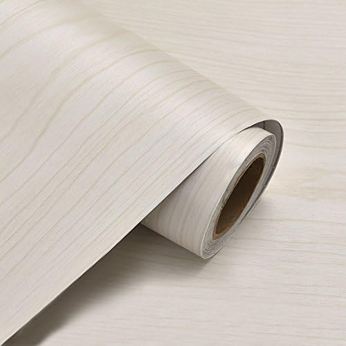 Walldecor1 дабово дрво контакт со хартија за само лепило и мебел за фиоки за мебел на налепница на вратата на вратата од кабинет 15,7 x