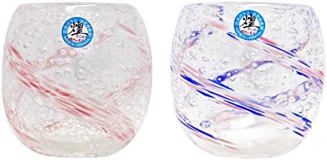 Kirakobo Taru Glass II φ2,6 инчи, море од меурчиња, пакет од 2
