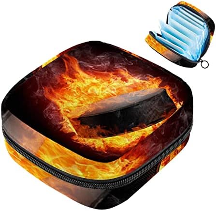 Хокеј на мраз со пламен оган санитарна торба за складирање на салфетки, тампони собираат чанта на држачи, комплет за прв период