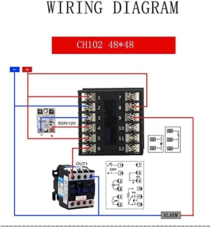 Bkuane Dual излез SSR и Relay CH102 CH402 CH702 CH902 Две реле излез LCD дигитален PID интелигентен контролер на температура48-240V AC