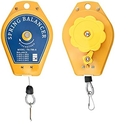 Qwork 2 Pack Spring Balancer, 3,3 bs - 6,6 bs Leating Leather Altecture Altecture за склопување -линија за склопување -линија