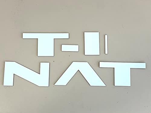 Продажба на SF USA - букви со капа на бела задната врата, компатибилни со Titan -u -u -up задни инсерти што не се декорации