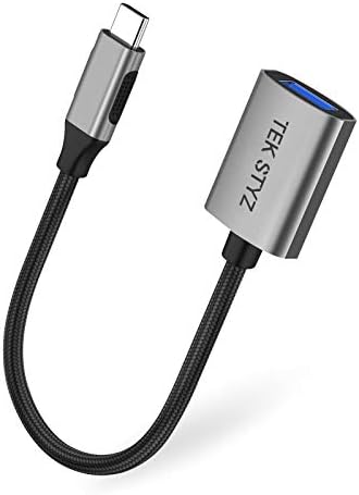 TEK Styz USB-C USB 3.0 адаптер компатибилен со вашиот ZTE Nubia Z40 Pro OTG Type-C/PD машки USB 3.0 женски конвертор.