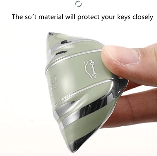 Црниот TPU клуч на капакот FOB компатибилен со Tesla Model S Model 3 Model 3 Model Y клуч додатоци за заштита на тастатурата за заштита на тастатурата