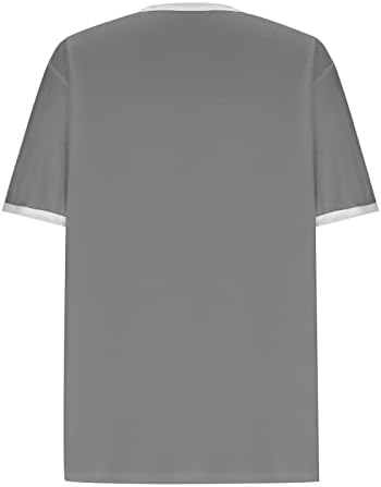 Фудбалски мајки кошули за жени лето слатка игра на ден за кратки ракави на врвови смешни букви печати графички блузи маици