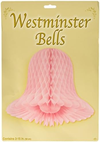 Beistle Pkgd Westminster Bells, 15 , бело