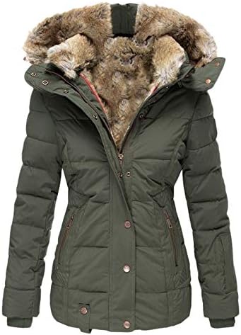 Prdecexlu преголема долга ракав Зимски јакна жени Encanto loungewear comfort Comfort Zip цврста удобна аспиратор дебела