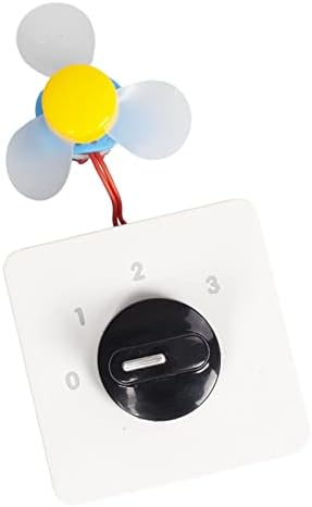 Esquirla Mini faling fan со ротационо копче практични вештини за деца со зафатена табла