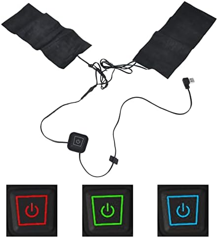Flbirret 2 во 1 потопла крпа за грејач 5V USB електрично греење подлога на вратот лумбален елек