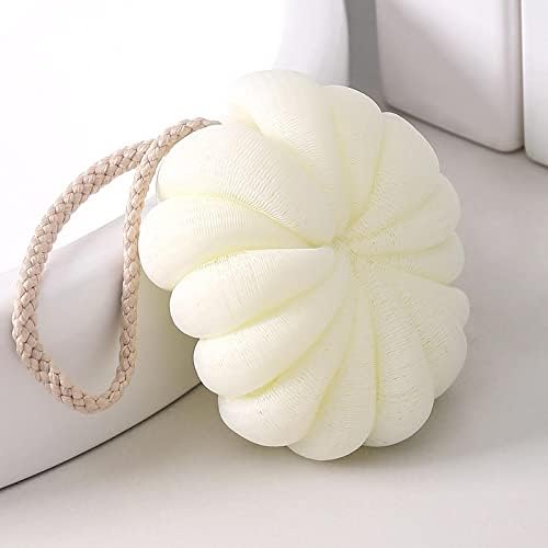 Na 50g обична бања цвет возрасна топка за бања е лесна за меур и богата со топка од цвеќиња од бања 50g тиква бања топка ориз бело