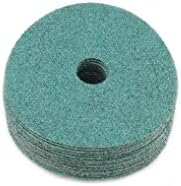 Sungold Abrasives 16912 Excementa 36 Grit Green Ceramic Fiber 5/Box 4-1/2 X 7/8 Центарски дупки за пескарење