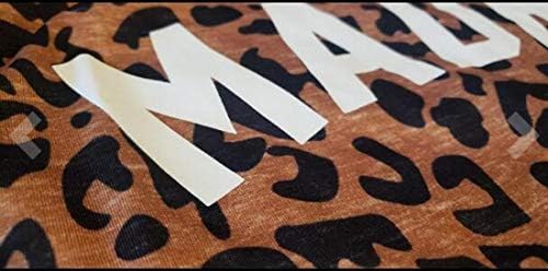 Женски Мадре Леопард Печатење Маици Краток Ракав Мама Кошули Гепард Мајка Графички Маици Блузи