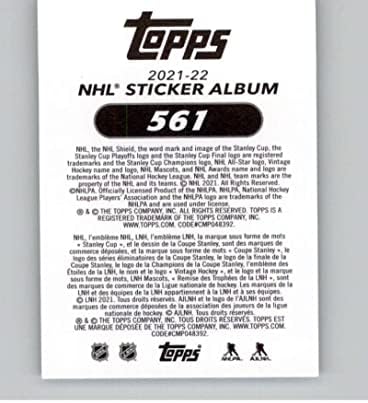 2021-22 налепници на Топс 561 Марк Шеифел Фолија НМ Винипег Jets NHL Hockey налепници за тргување со картички за хокеј