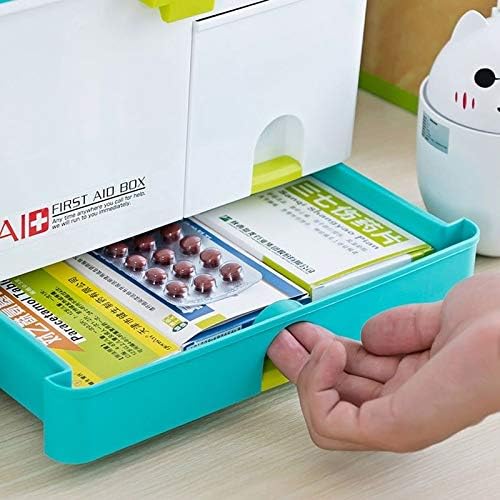 Кутија за складирање на YJW со капак, преносна бела рака, преносна бела рака, која носи пластична медицина, кутија за складирање