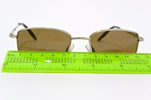 Бифокално читање очила за сонце Златна рамка кафеава леќа UV400 пролетни шарки моќ +2,50