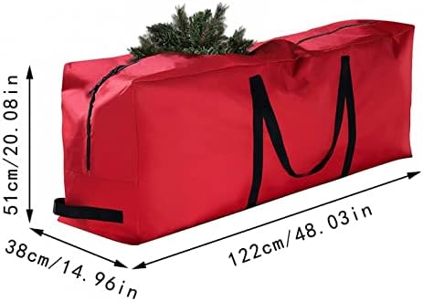 тоте за новогодишна елка, За Издржливи Венци Од Материјал Од Церада Со Преголема Големина Јасна Торба За Чување На Организаторот
