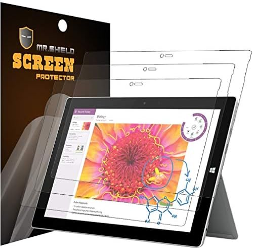 Г -дин Шилд за Microsoft Surface Pro 3 12 Inch Anti Glare Ecter заштитник [3 пакет] со замена на животниот век