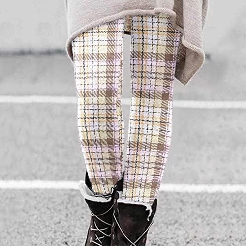Зимски зимски хеланки на сикие, еластични половини термички каприци тренинзи панталони термички отпечатоци панталони жени зимски топли хеланки