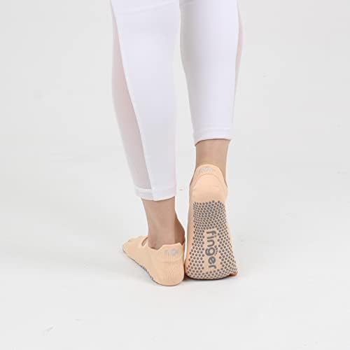 Чорапи за јога за прсти за жени - Зафат и нелизгачки чорапи за балет пилатес баре танц