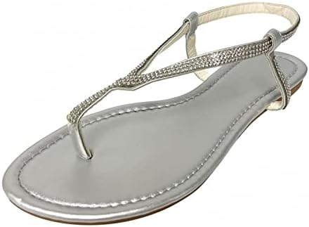 Летни сандали за жени се потпираат на рамни рамни сандали удобни сандали на плажа, обични сандали со страшнини