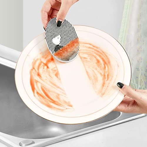 Алаза поп уметност мачка пеперутка шарена природна сунѓер кујна целулоза сунѓери за миење садови за миење бања и чистење на