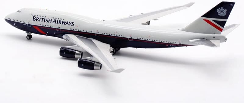 Ard British Airways за Boeing 747-400 G-Bnll 1/200 Diecast Aircraft претходно изграден модел