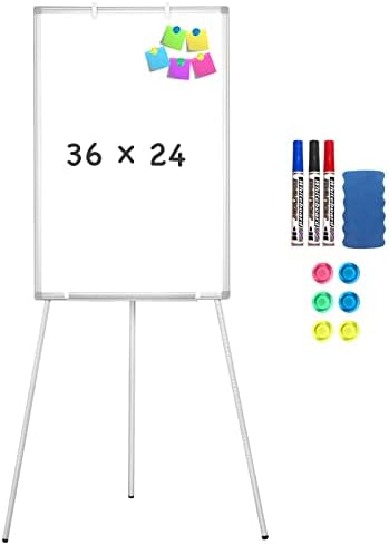 Суво бришење на висината на таблата, прилагодлива, штанд со бела табла за канцеларија домашна училница