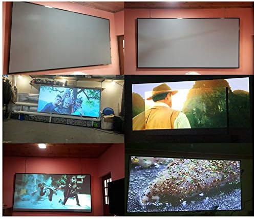 PDGJG 4: 3 Преносен екран на проекторот Метал слој отпорен на светлосен филм како рефлективен екран на екранот за преклопување