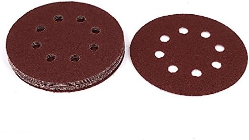 AEXIT 5 DIA ABRASIVE TCHEELS & DISCS 40 GTIT 8 дупки Абразивни пескачки диск Индрик 10 парчиња за алатка за осцилирање на тркала за размавта