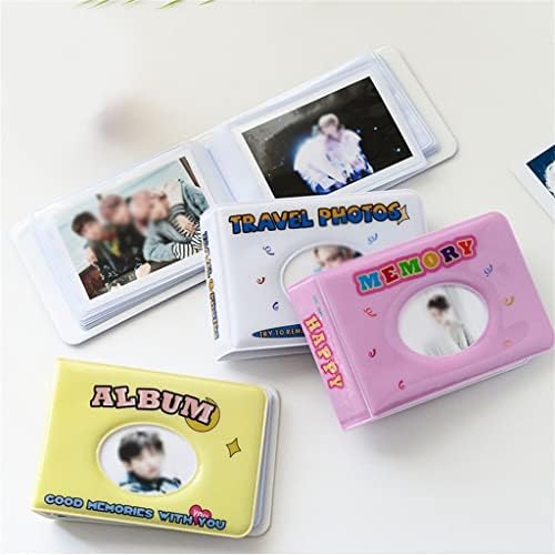 MHYFC 36 џебови Фото албум Mini Instant 3 Inch Stage Case Case за мини филмски албум Photocard Binder држач