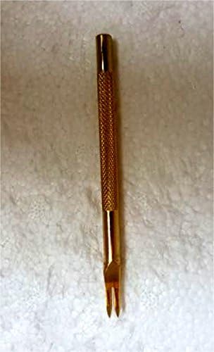 Welliestr златна боја Не'рѓосувачки челик 1 2 4 6 Prong Diamond Diamond Leather Crafter Tools Tools Doy Punch Tool Set DIY
