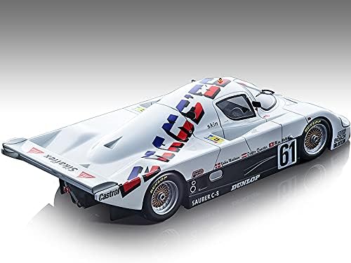 Tecnomodel Sauber C8 61 Sauber Racing 24 часа на Le Mans '' Mythos Series Limited Edition на 130 парчиња ширум светот 1/18 модел автомобил,