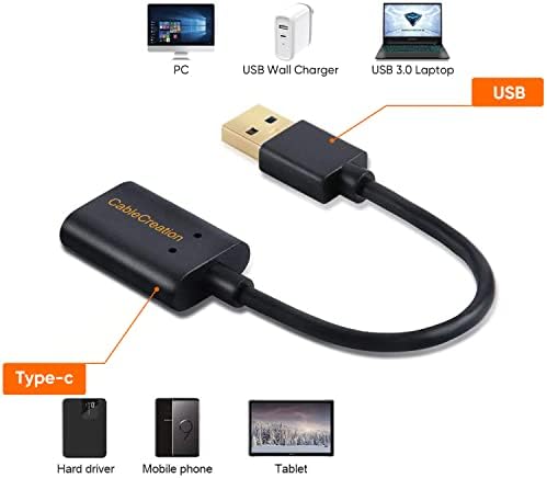Пакет за каблирекција - 2 артикли ： USB C женски до USB машки адаптер+5Gbps USB до USB C адаптер