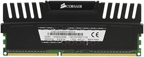Corsair CMZ12GX3M3A1600C9 VENGEANCE 12 GB DDR3 1600 MHz Десктоп меморија 1.5V