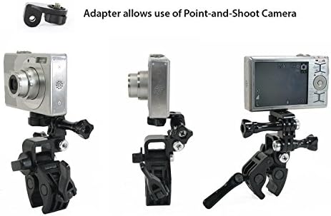 Action Mount® - 4 компјутерски адаптер за завртки за спортски фотоапарати. 2 Стилови на завртка за дизајн на камера, лесно поврзете