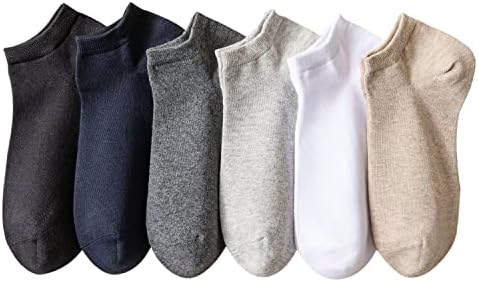 МАЃАРТЕ Менс Чорапи До Глужд Ниско Намалување Атлетски Чист Памук Контрола На Мојсеј Без Шоу Чорапи За Мажи