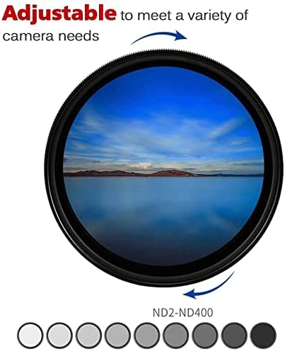 Камера ND2 - 400 Филтер за Неутрална Густина 55mm Fader Променлива ND филтер ND2-ND400 За Sony 100mm f/2.8 Макро Објектив