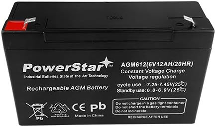 PowerStar САД 6V 12ah F2 Замена Streamlight Litebox Батерија