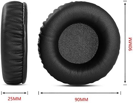 Влошки од црно уво пена мека замена на ушите уши ги опфаќа перниците за перници компатибилни со слушалките за слушалки на ознаки NS-WHP314