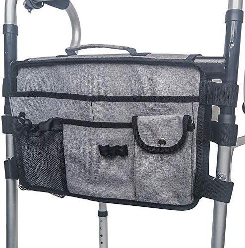 FQrongSP Елегантна Торба За Складирање Инвалидска Количка Најлон Организатор Носете Торба За Патување Торба За Шетач Додатоци Торба За