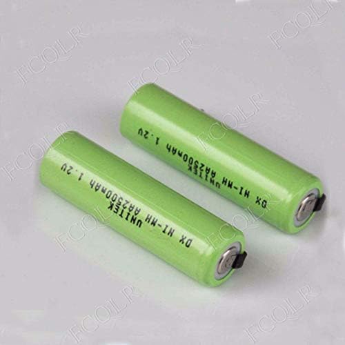 FCQLR Компатибилен ЗА 3pcs Ni-Mh 1.2 VERY Батерија на Полнење 2500mah Nimh Ќелија Со заварување јазичиња За Филипс Браун Електричен Брич
