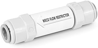 WECO Проток Ограничувач со 3/8 EZ Притисни Конектори