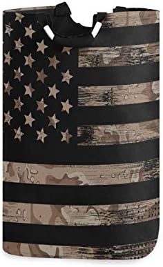 Алаза Голема Корпа За Перење Американско Американско Знаме Со Пустинска Маскирна Торба За Перење Ја Попречува Склопувачката Оксфордска Ткаенина